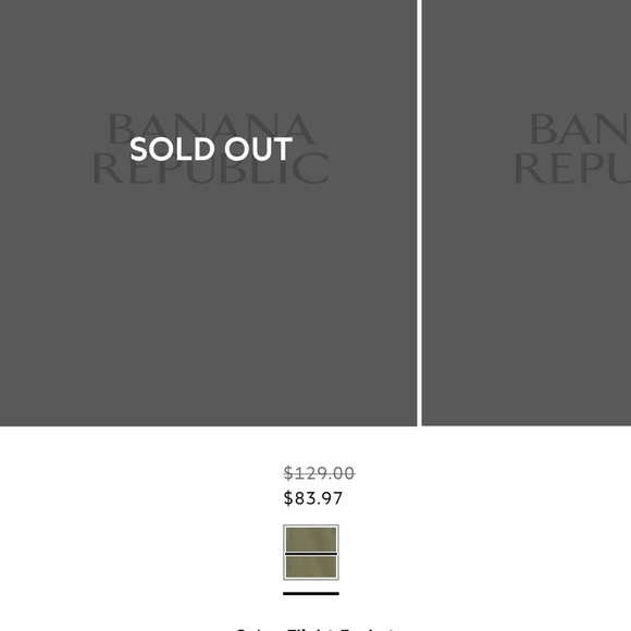 NEW‎ Banana Republic Utility Flight Jacket Size XS - Picture 3 of 13